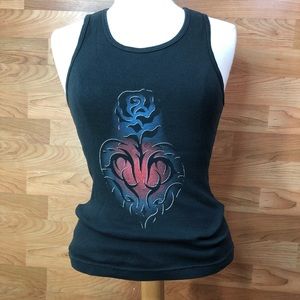 Vintage American Biker Size XLarge Ladies Ribbed Tank Top w/Memorial Day…